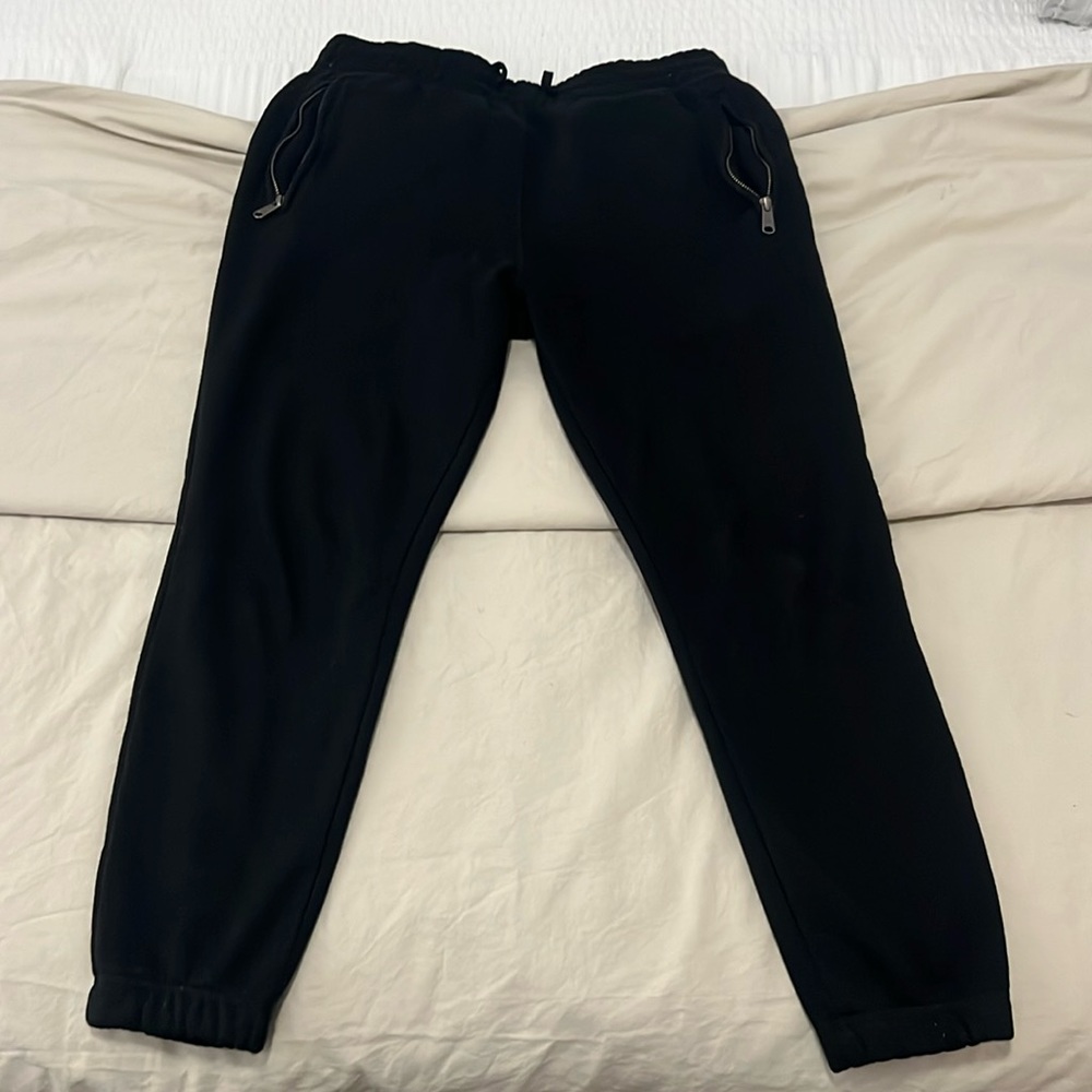 Maison Article Black Luxury Joggers, Medium Size
